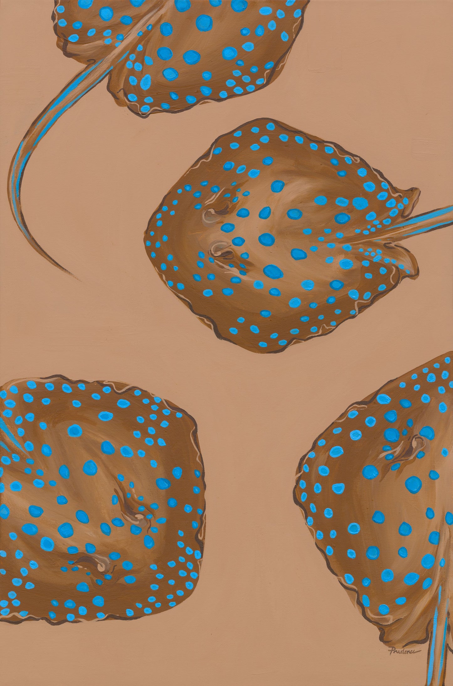 'Blue Ribbon' Art Print