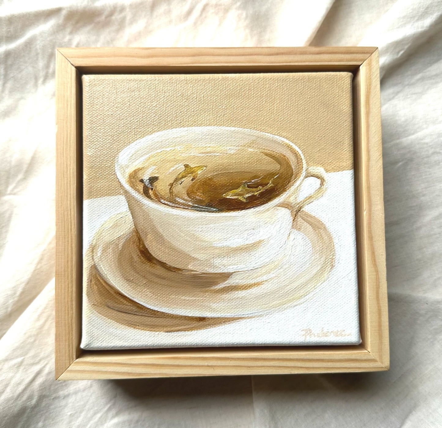 'Lemon Shark Tea' Canvas Print