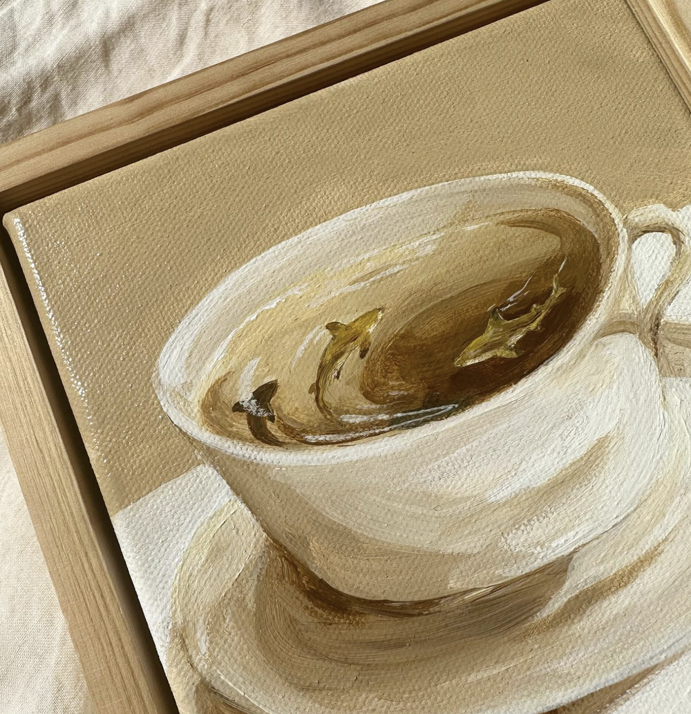 'Lemon Shark Tea' Canvas Print