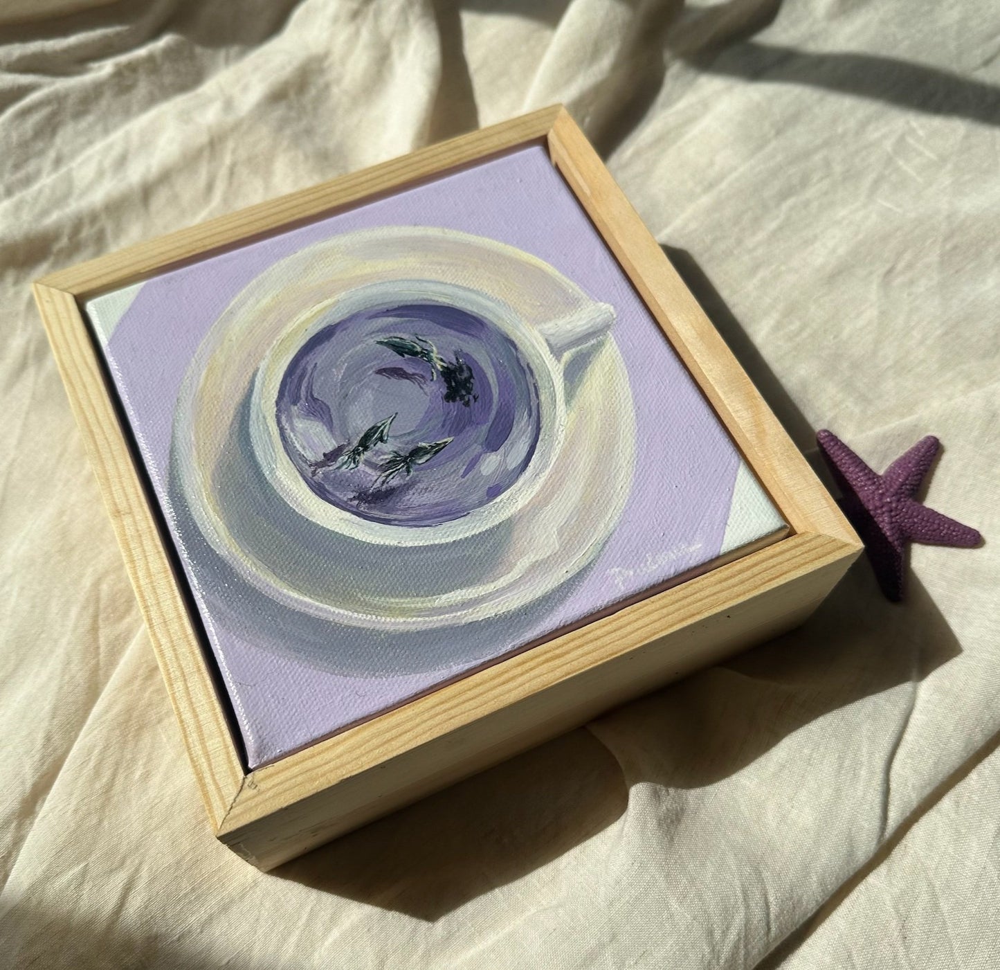 'Squid Ink Tea' Canvas Print