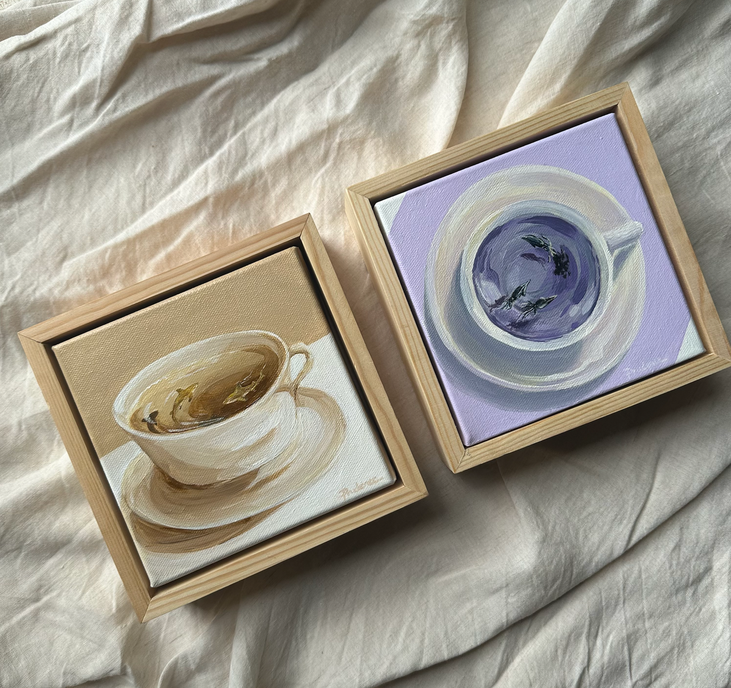 'Squid Ink Tea' Canvas Print