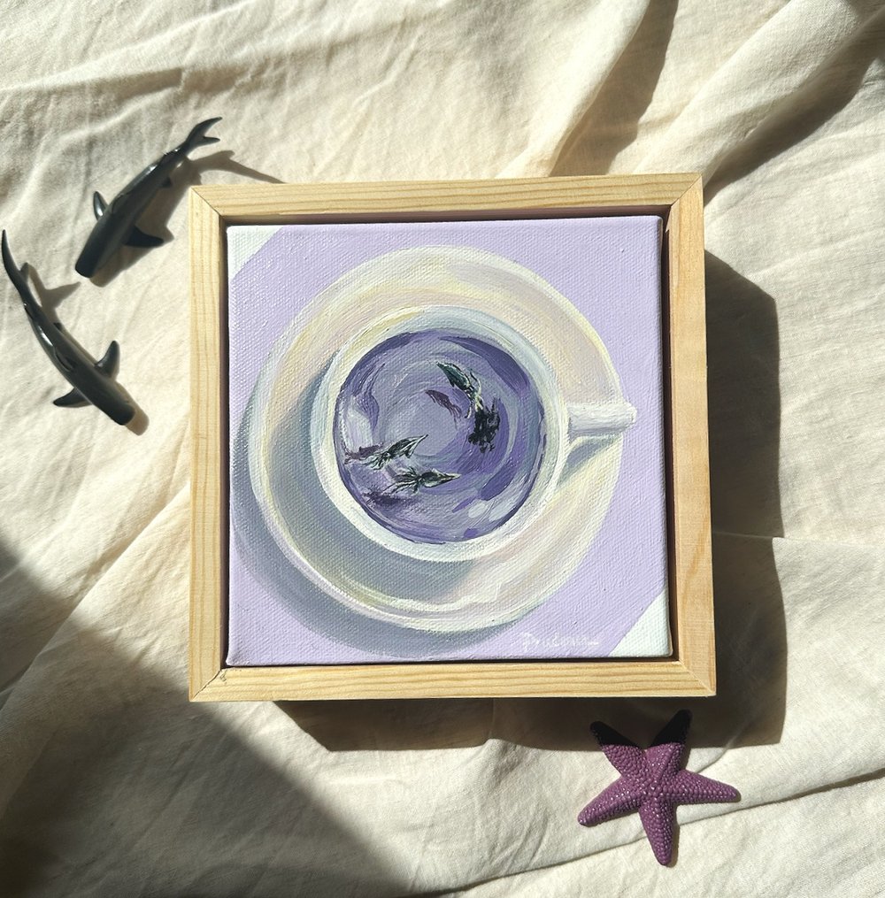 'Squid Ink Tea' Canvas Print