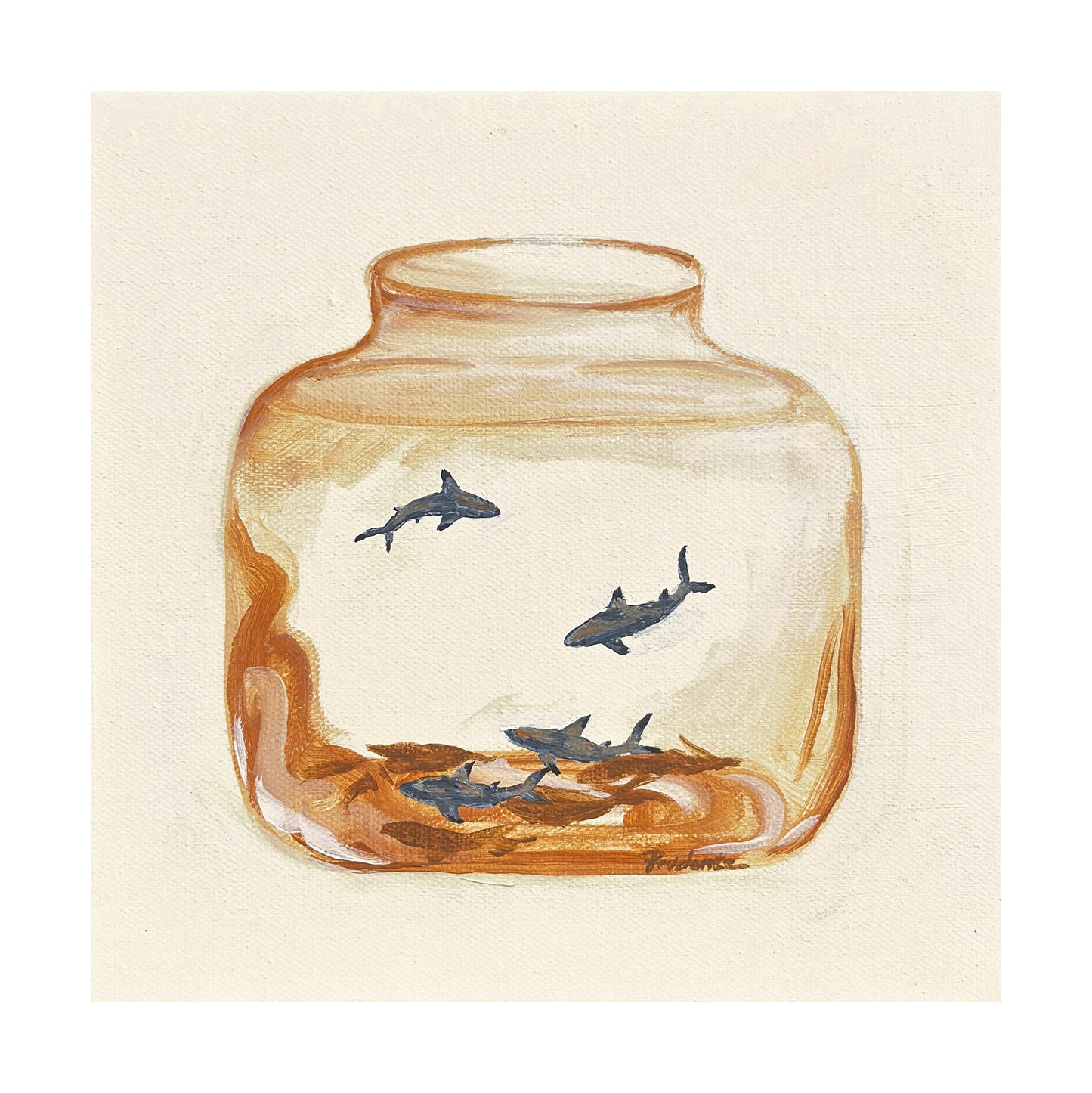 'Take Me Home (Black Tip Reef Sharks)' Art Print