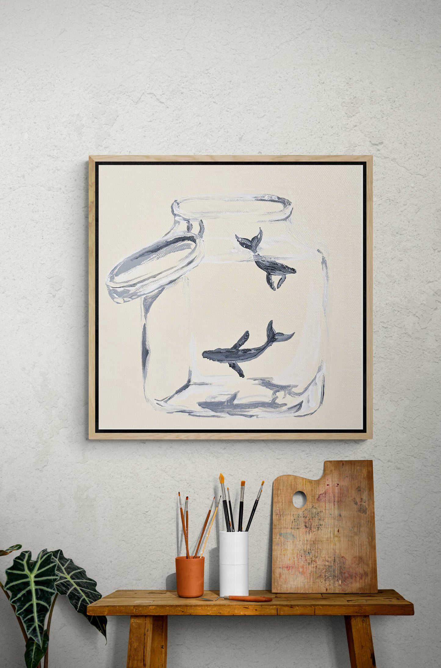 'Take Me Home (Humpback Whales)' Canvas Print