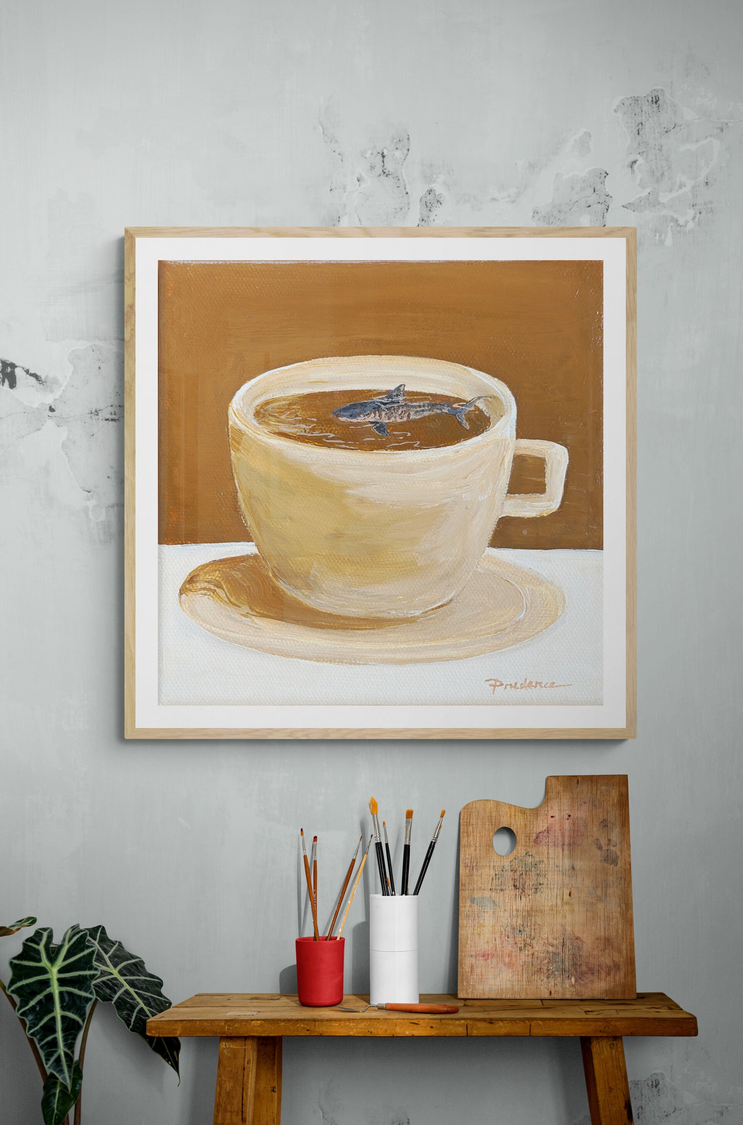 'Tiger Cup' Art Print