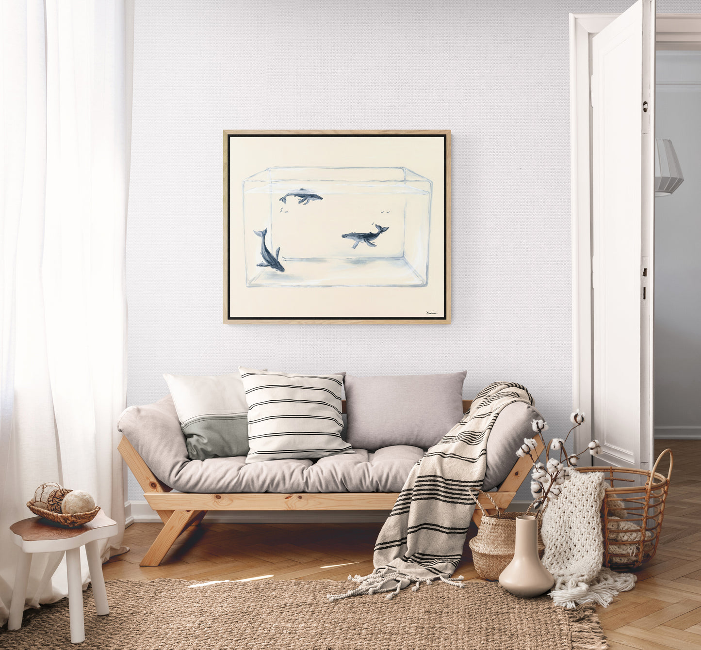 'Take Me Home (Whale Tank)' Canvas Print