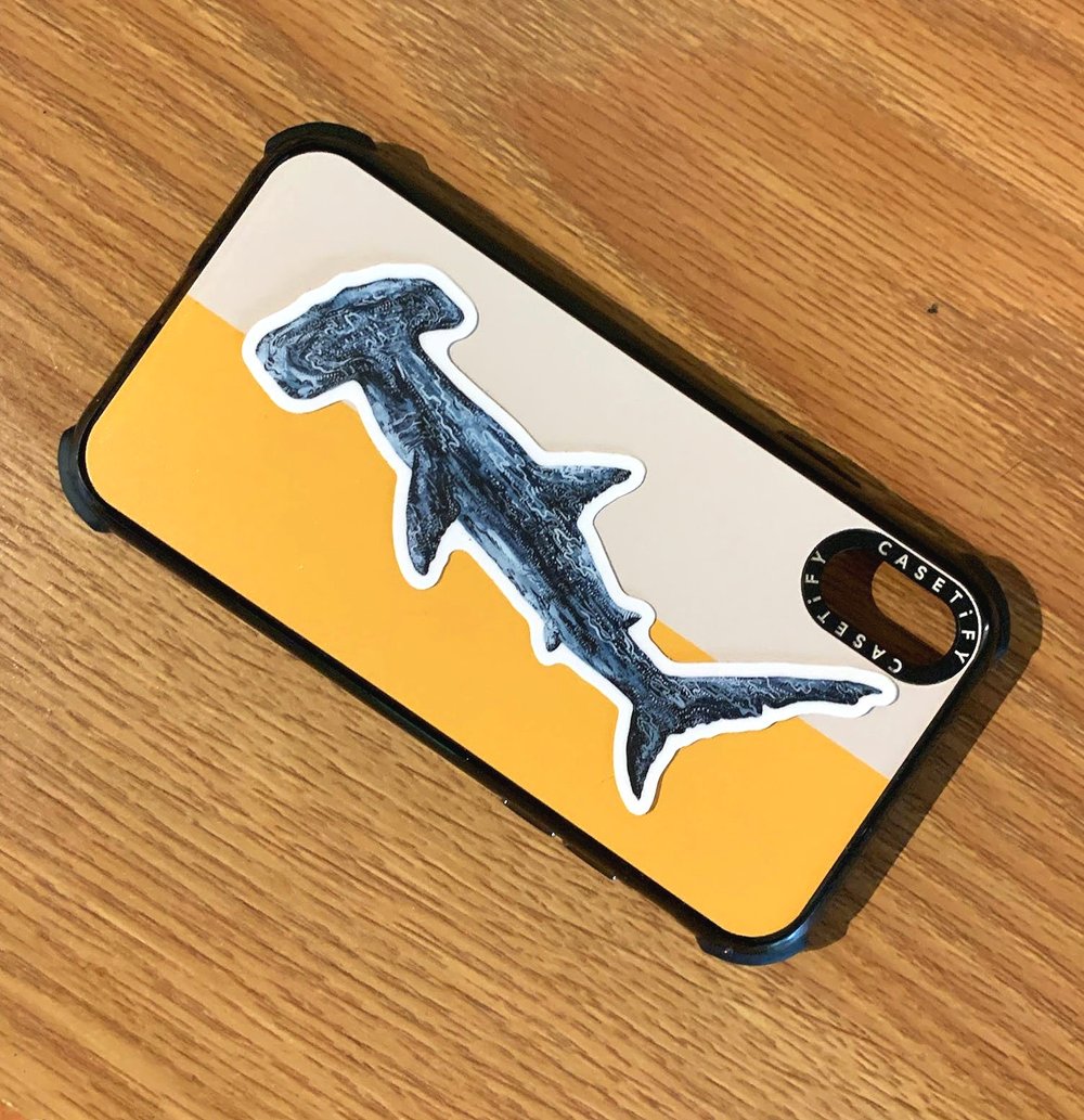 Hammerhead Vinyl Sticker