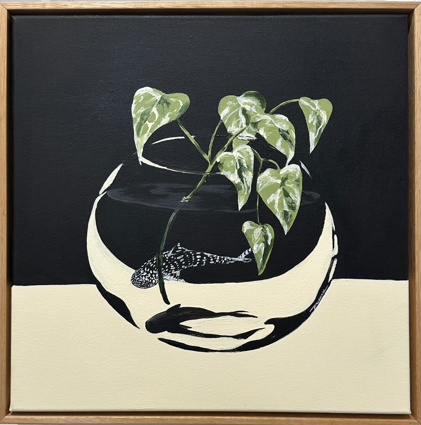 Land Meet Sea (Whale Shark and Devils Ivy)