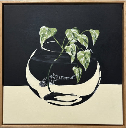 Land Meet Sea (Whale Shark and Devils Ivy)