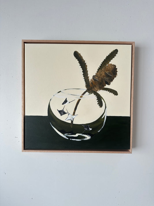 Land Meet Sea (Banksia Seedpod and Spotted Ray)