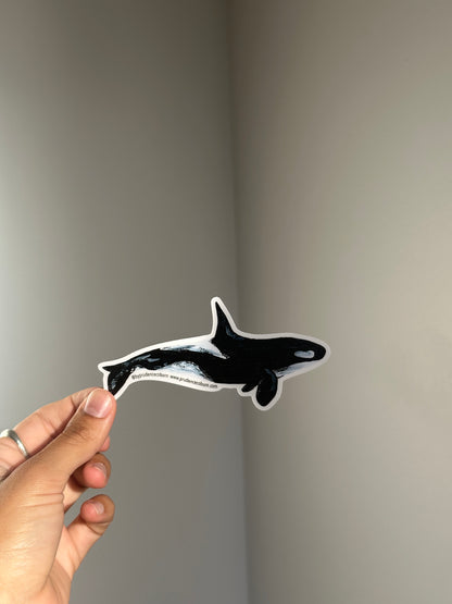 Orca Vinyl Sticker