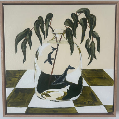 Land Meet Sea (Eucalyptus and Humpback Whale)