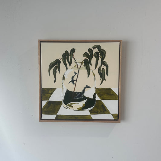 Land Meet Sea (Eucalyptus and Humpback Whale)