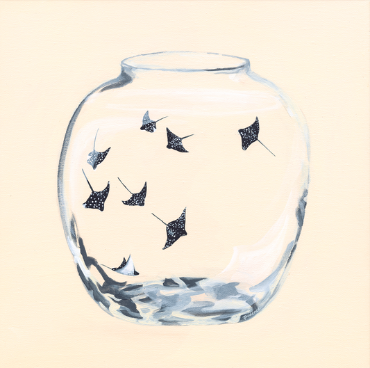 'Behind Glass (Spotted Ray Fever II)' Art Print